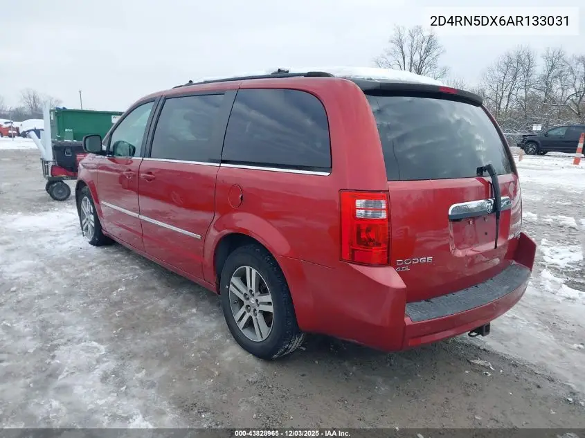 2D4RN5DX6AR133031 2010 Dodge Grand Caravan Sxt