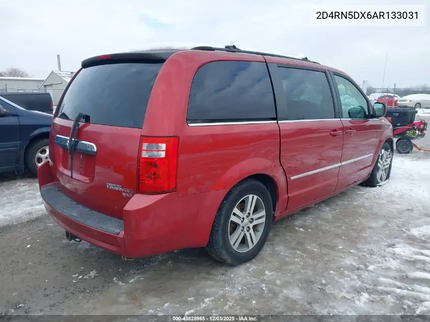 2D4RN5DX6AR133031 2010 Dodge Grand Caravan Sxt