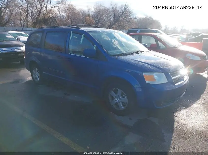 2D4RN5D14AR238114 2010 Dodge Grand Caravan Sxt