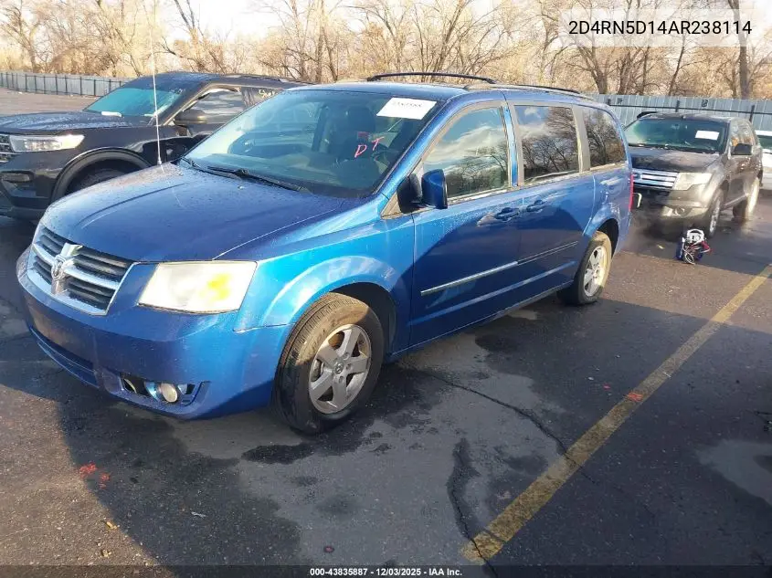 2D4RN5D14AR238114 2010 Dodge Grand Caravan Sxt