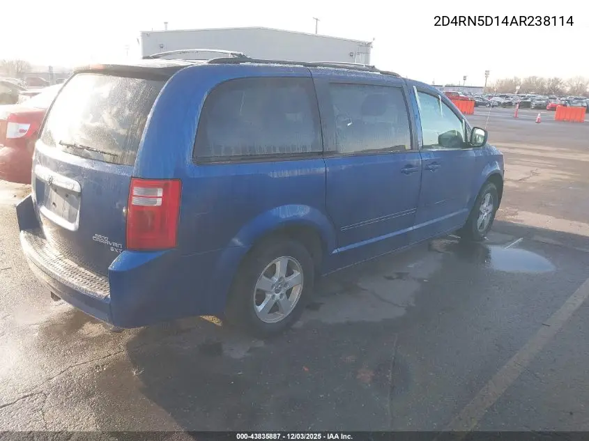 2D4RN5D14AR238114 2010 Dodge Grand Caravan Sxt