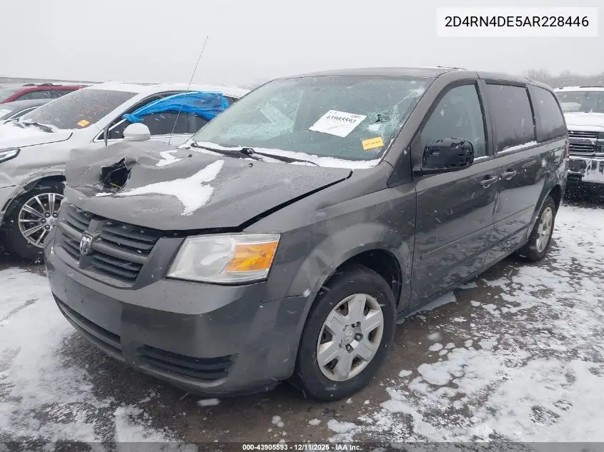 2D4RN4DE5AR228446 2010 Dodge Grand Caravan Se