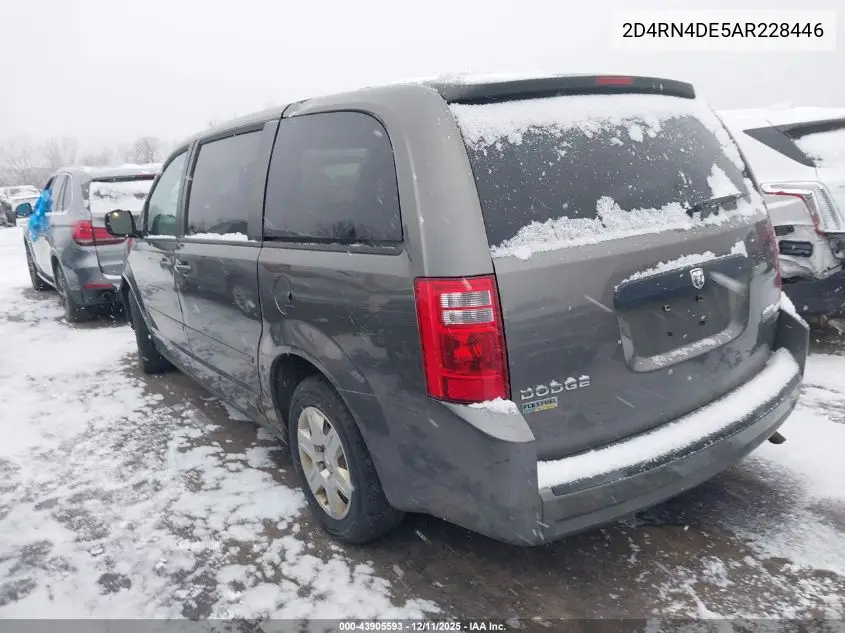 2D4RN4DE5AR228446 2010 Dodge Grand Caravan Se