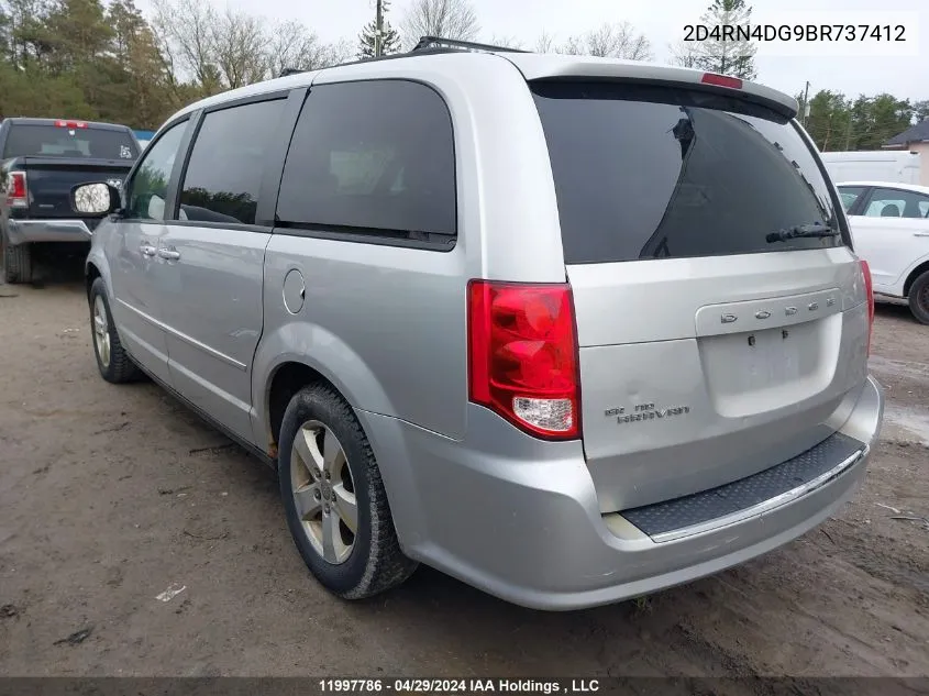 2D4RN4DG9BR737412 2011 Dodge Grand Caravan Se/Sxt