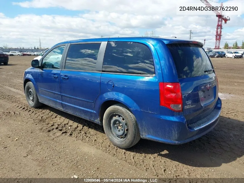 2D4RN4DG3BR762290 2011 Dodge Grand Caravan Se/Sxt