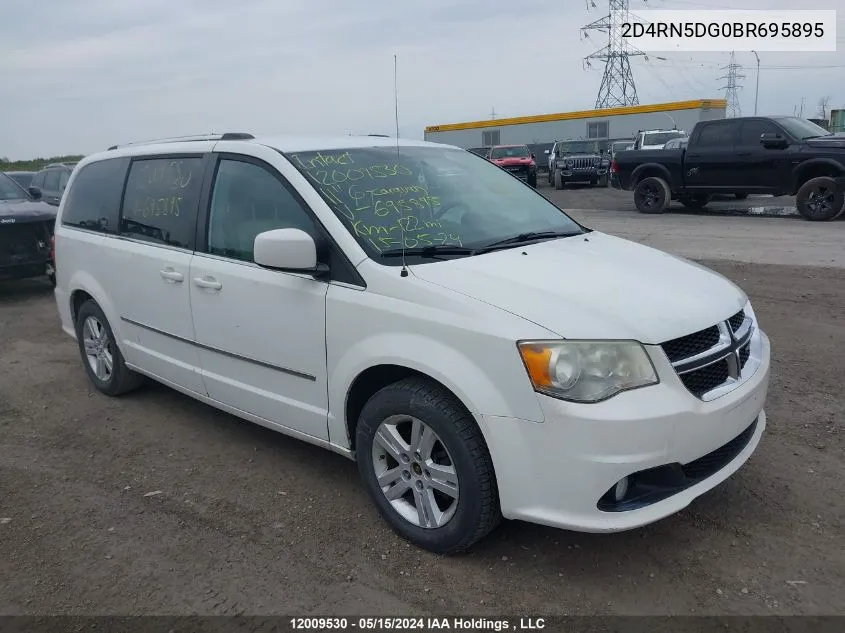 2011 Dodge Grand Caravan VIN: 2D4RN5DG0BR695895 Lot: 12009530