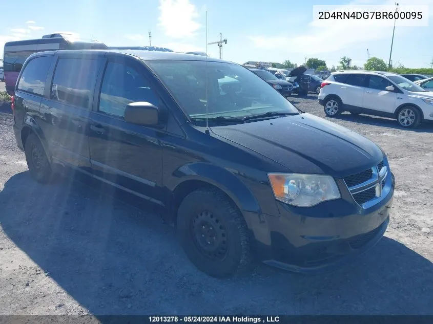 2D4RN4DG7BR600095 2011 Dodge Grand Caravan Express