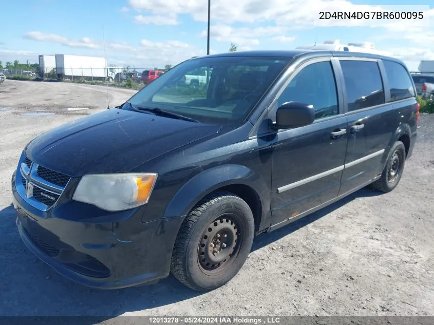 2D4RN4DG7BR600095 2011 Dodge Grand Caravan Express