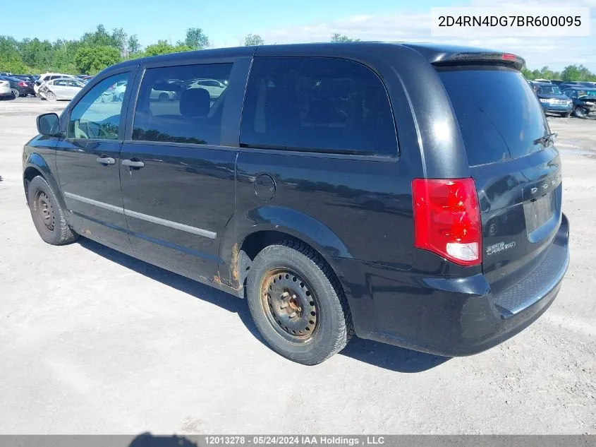 2D4RN4DG7BR600095 2011 Dodge Grand Caravan Express