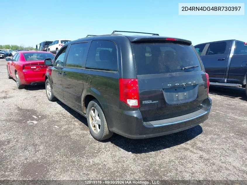 2011 Dodge Grand Caravan Express VIN: 2D4RN4DG4BR730397 Lot: 12019170