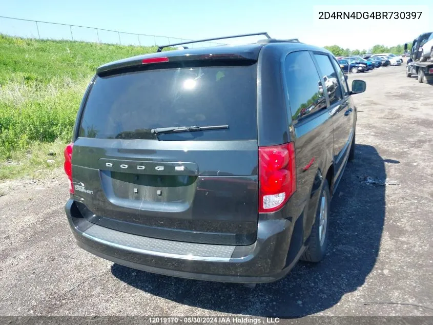 2011 Dodge Grand Caravan Express VIN: 2D4RN4DG4BR730397 Lot: 12019170