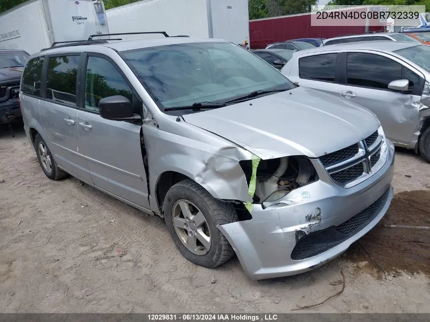 2011 Dodge Grand Caravan Express VIN: 2D4RN4DG0BR732339 Lot: 12029831