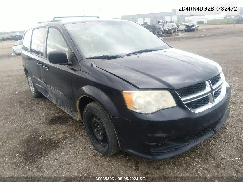 2011 Dodge Grand Caravan Express VIN: 2D4RN4DG2BR732472 Lot: 30035306