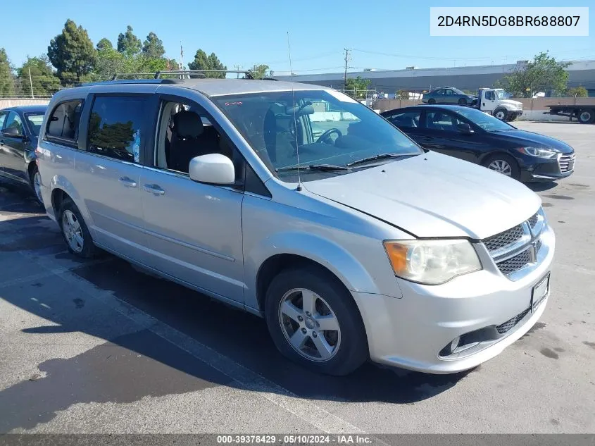 2D4RN5DG8BR688807 2011 Dodge Grand Caravan Crew