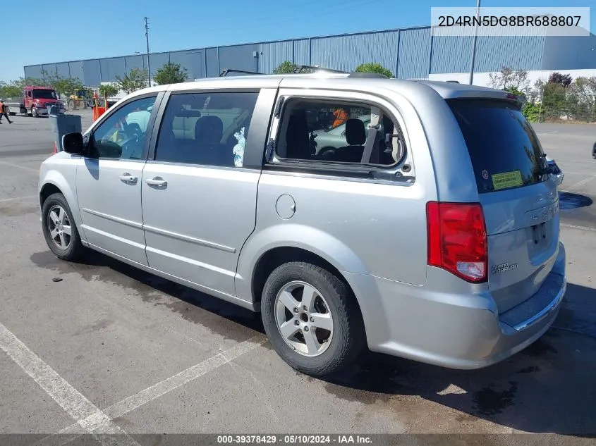 2011 Dodge Grand Caravan Crew VIN: 2D4RN5DG8BR688807 Lot: 39378429