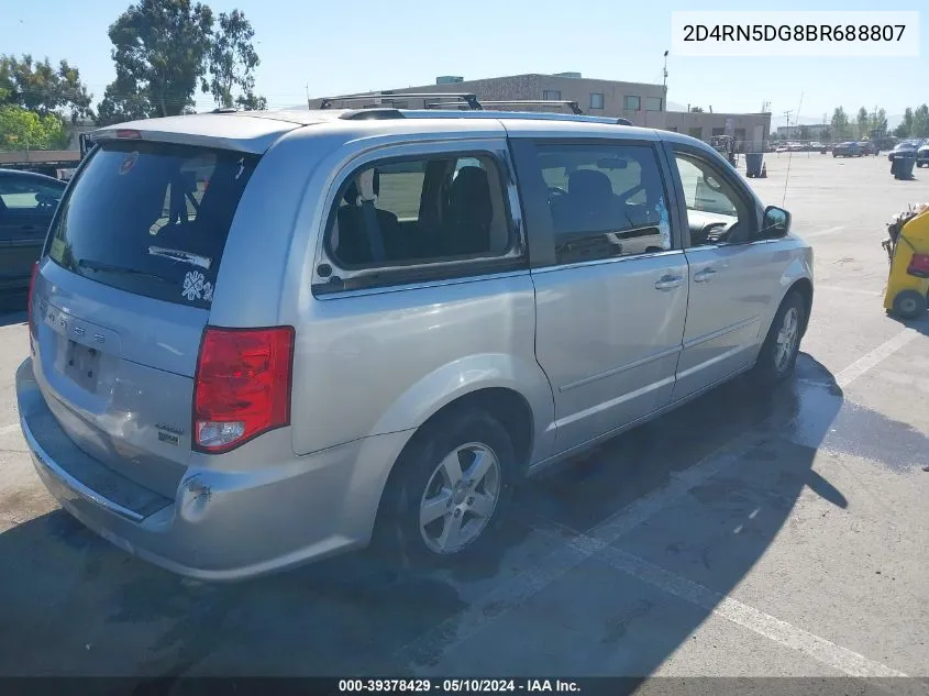 2D4RN5DG8BR688807 2011 Dodge Grand Caravan Crew