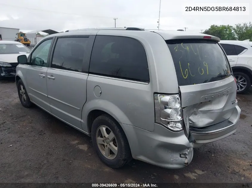 2011 Dodge Grand Caravan Crew VIN: 2D4RN5DG5BR684813 Lot: 39426609