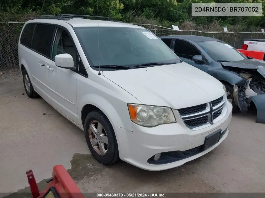 2011 Dodge Grand Caravan Crew VIN: 2D4RN5DG1BR707052 Lot: 39460379