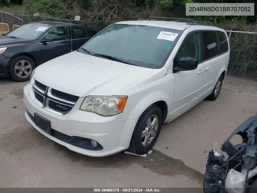 2011 Dodge Grand Caravan Crew VIN: 2D4RN5DG1BR707052 Lot: 39460379