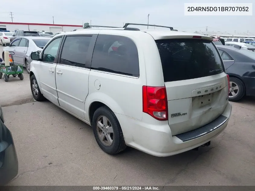 2011 Dodge Grand Caravan Crew VIN: 2D4RN5DG1BR707052 Lot: 39460379