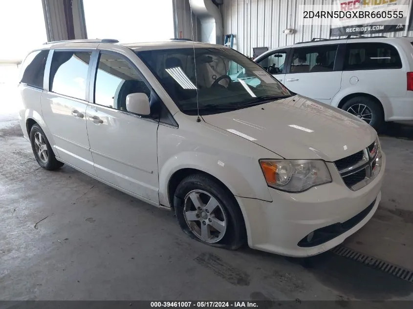 2011 Dodge Grand Caravan Crew VIN: 2D4RN5DGXBR660555 Lot: 39461007