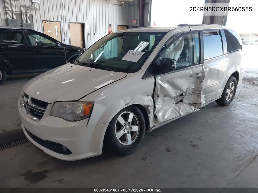 2D4RN5DGXBR660555 2011 Dodge Grand Caravan Crew