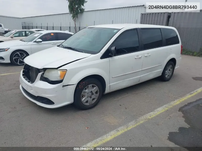 2D4RN4DG8BR793440 2011 Dodge Grand Caravan Express