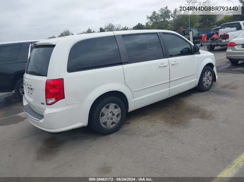 2D4RN4DG8BR793440 2011 Dodge Grand Caravan Express