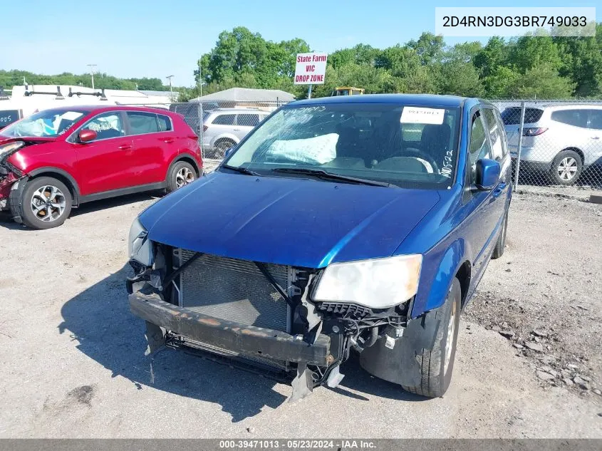 2D4RN3DG3BR749033 2011 Dodge Grand Caravan Mainstreet