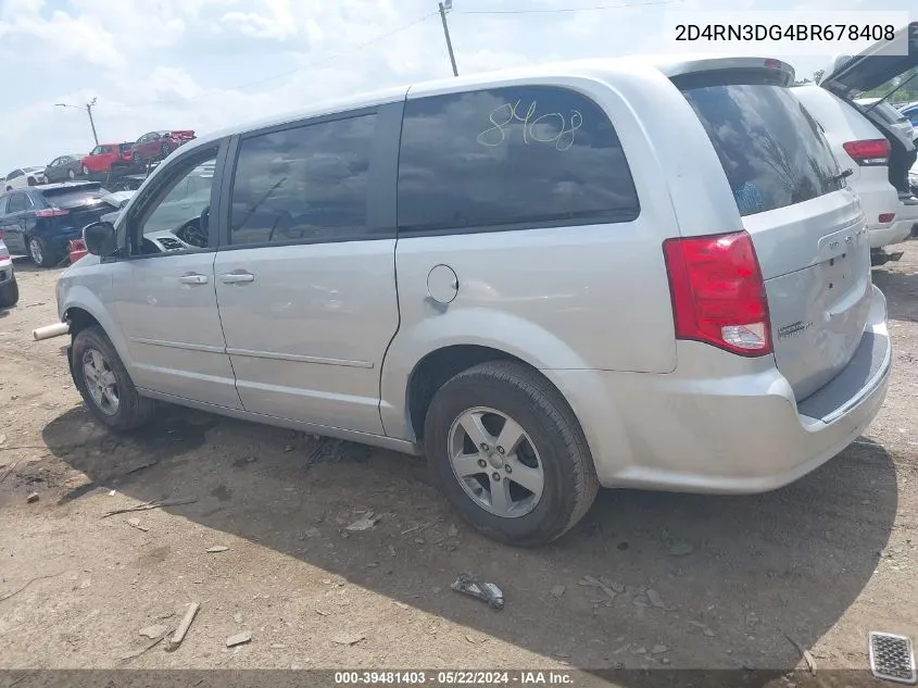 2011 Dodge Grand Caravan Mainstreet VIN: 2D4RN3DG4BR678408 Lot: 39481403