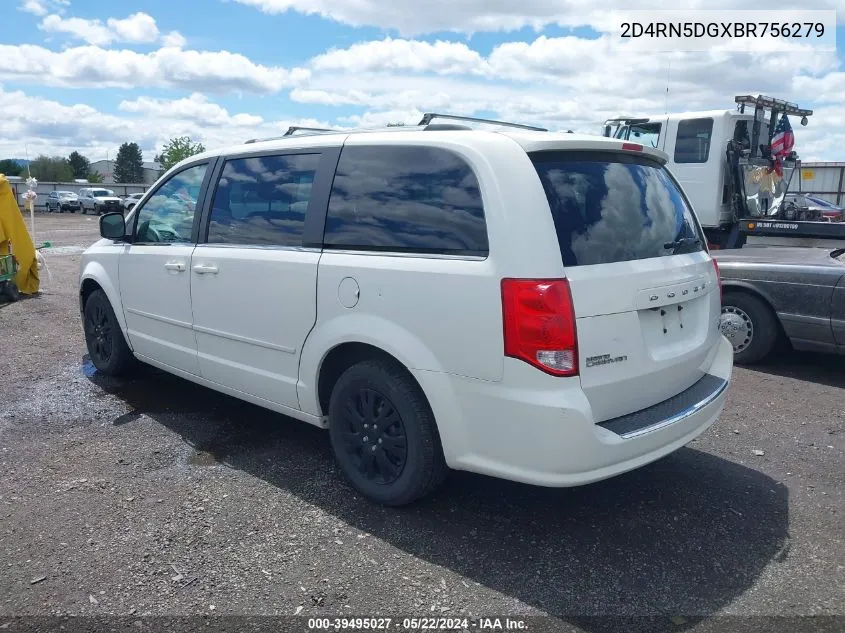 2D4RN5DGXBR756279 2011 Dodge Grand Caravan Crew