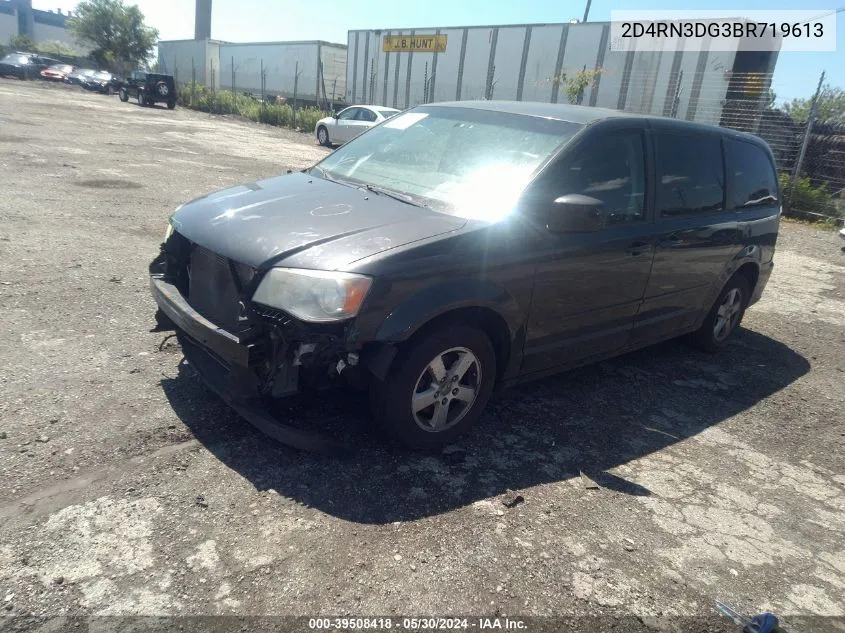 2011 Dodge Grand Caravan Mainstreet VIN: 2D4RN3DG3BR719613 Lot: 39508418