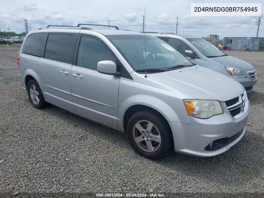 2D4RN5DG0BR754945 2011 Dodge Grand Caravan Crew