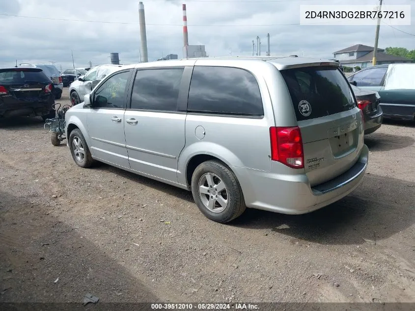 2D4RN3DG2BR767216 2011 Dodge Grand Caravan Mainstreet