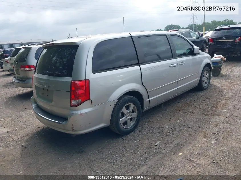 2011 Dodge Grand Caravan Mainstreet VIN: 2D4RN3DG2BR767216 Lot: 39512010