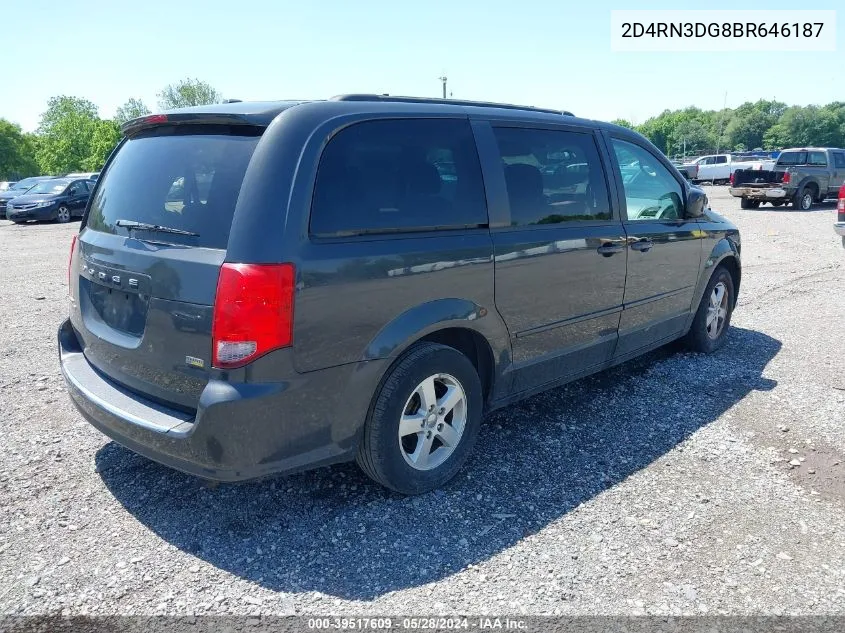 2011 Dodge Grand Caravan Mainstreet VIN: 2D4RN3DG8BR646187 Lot: 39517609