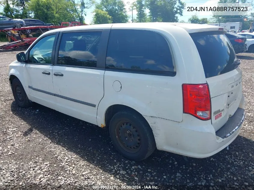 2D4JN1AG8BR757523 2011 Dodge Grand Caravan C/V