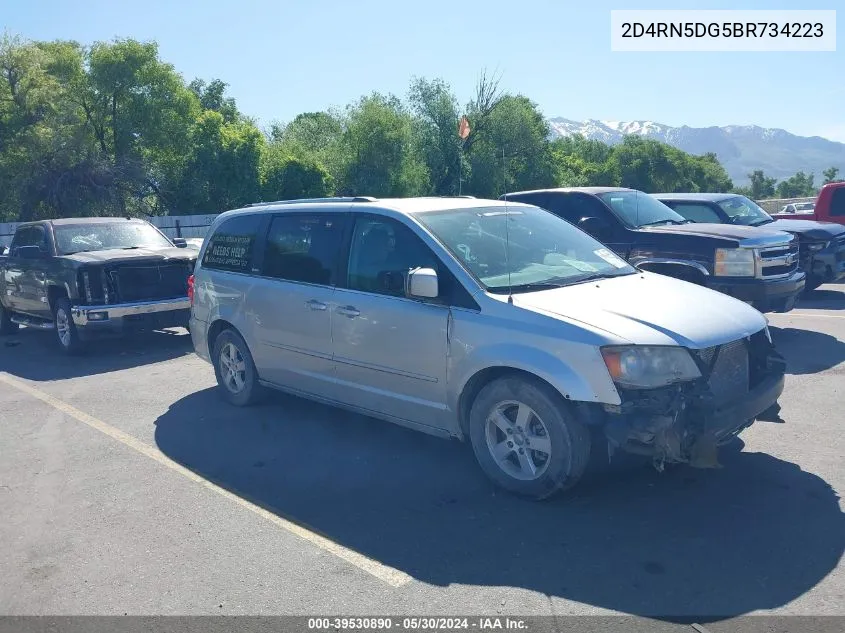 2011 Dodge Grand Caravan Crew VIN: 2D4RN5DG5BR734223 Lot: 39530890