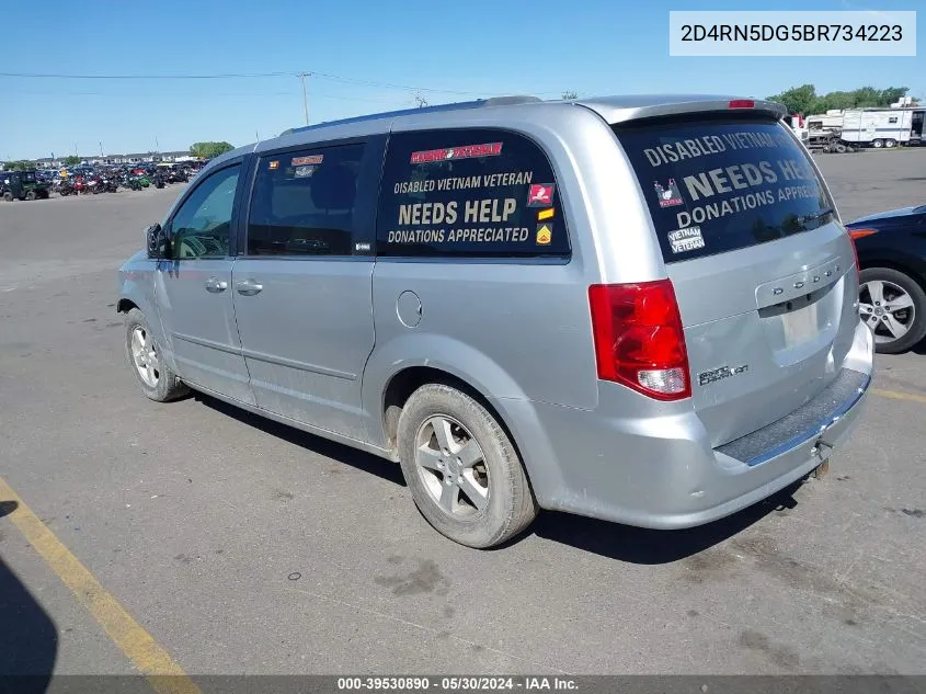 2011 Dodge Grand Caravan Crew VIN: 2D4RN5DG5BR734223 Lot: 39530890