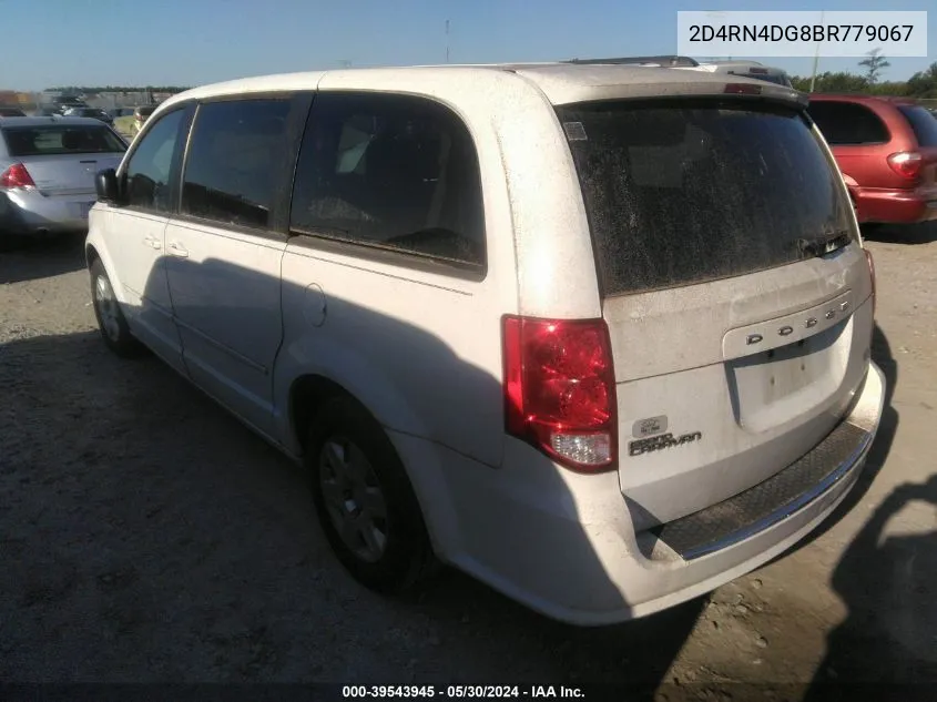 2011 Dodge Grand Caravan Express VIN: 2D4RN4DG8BR779067 Lot: 39543945