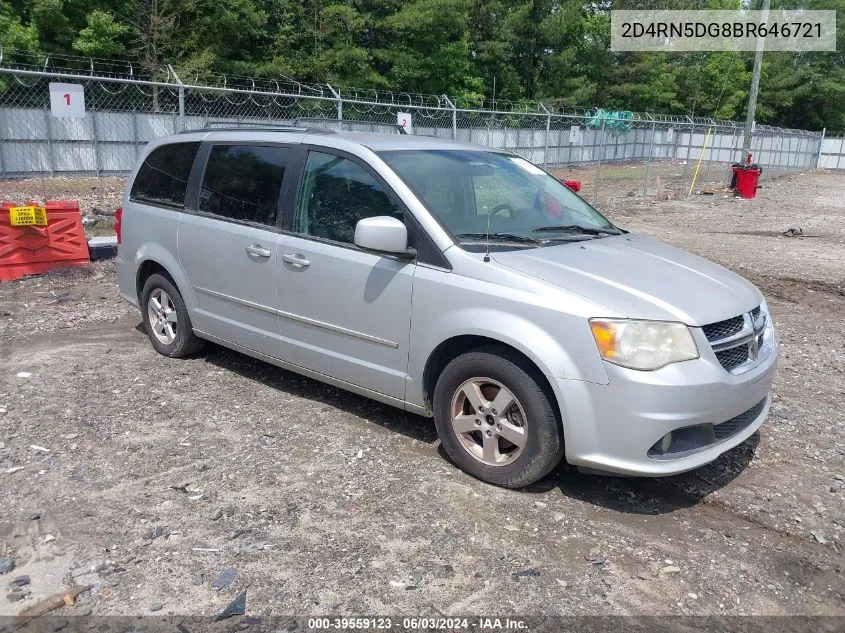 2011 Dodge Grand Caravan Crew VIN: 2D4RN5DG8BR646721 Lot: 39559123