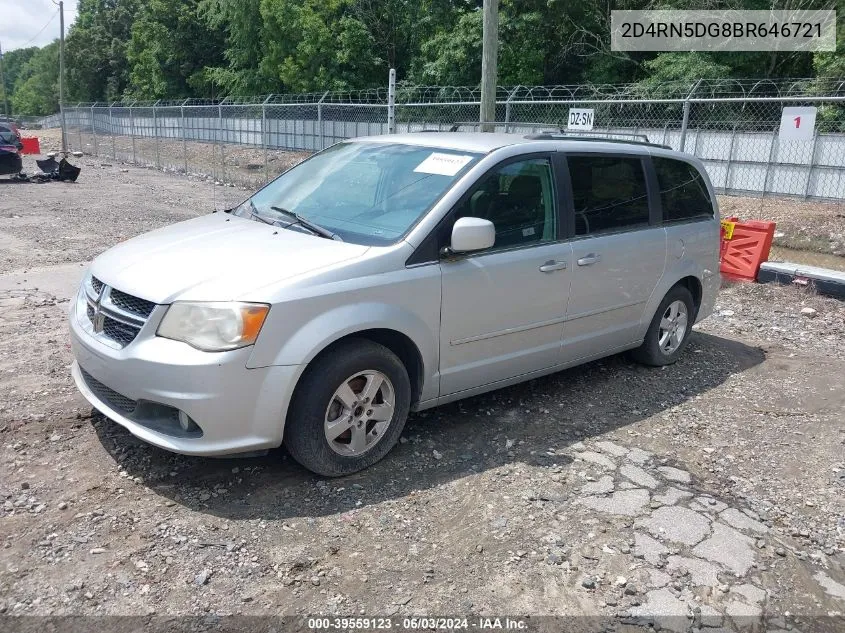 2011 Dodge Grand Caravan Crew VIN: 2D4RN5DG8BR646721 Lot: 39559123