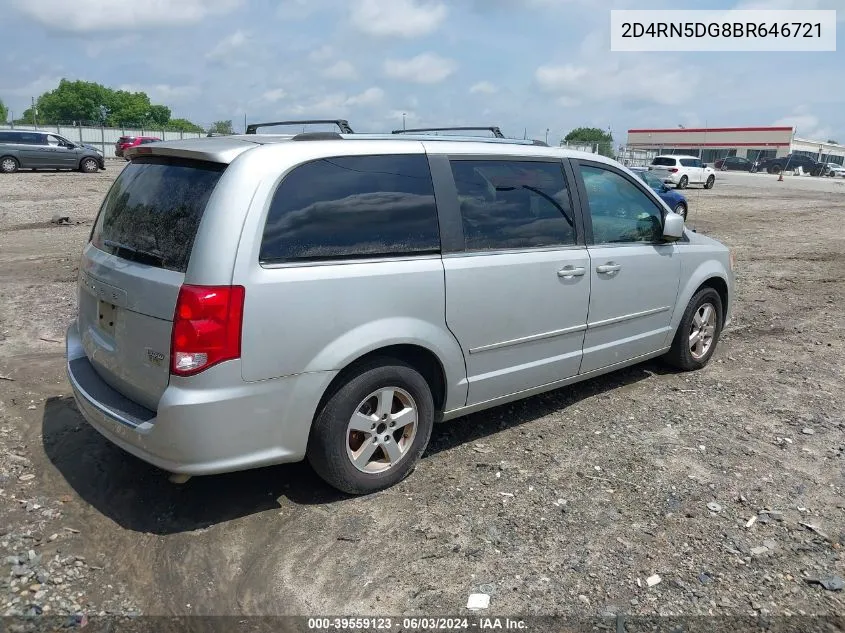 2011 Dodge Grand Caravan Crew VIN: 2D4RN5DG8BR646721 Lot: 39559123