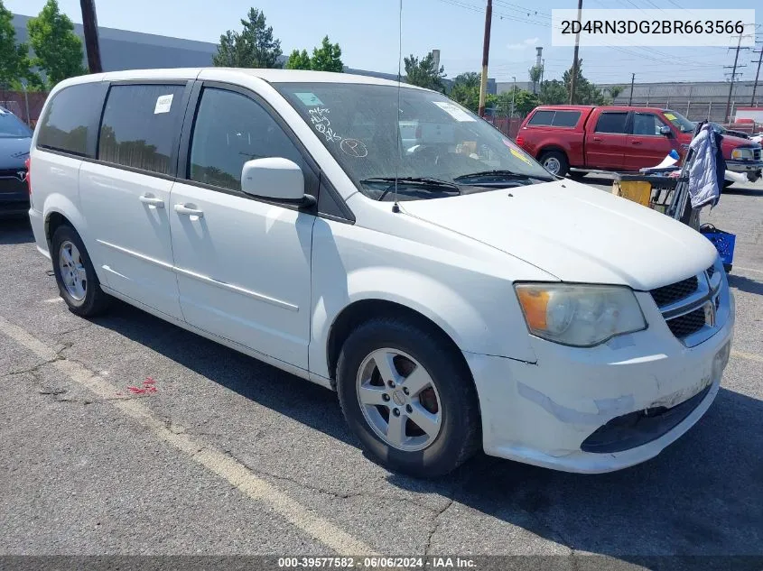 2011 Dodge Grand Caravan Mainstreet VIN: 2D4RN3DG2BR663566 Lot: 39577582