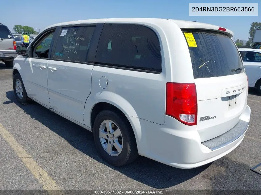 2011 Dodge Grand Caravan Mainstreet VIN: 2D4RN3DG2BR663566 Lot: 39577582