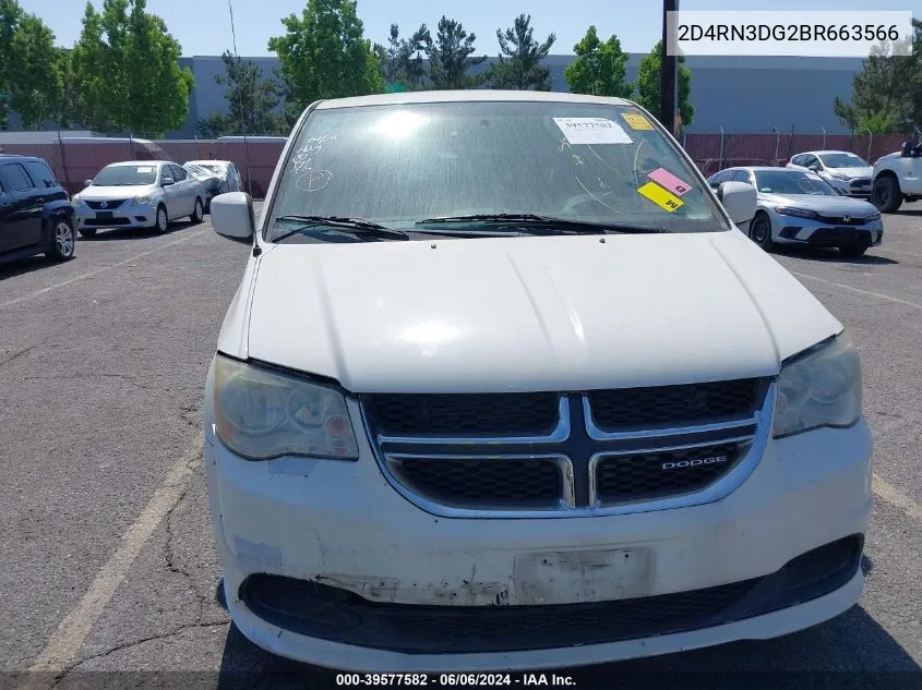 2011 Dodge Grand Caravan Mainstreet VIN: 2D4RN3DG2BR663566 Lot: 39577582