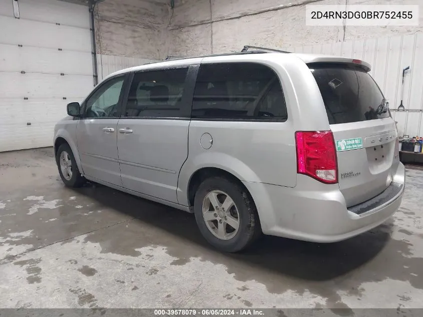 2D4RN3DG0BR752455 2011 Dodge Grand Caravan Mainstreet