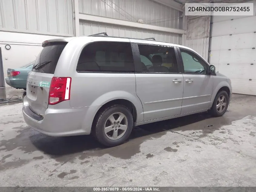 2011 Dodge Grand Caravan Mainstreet VIN: 2D4RN3DG0BR752455 Lot: 39578079