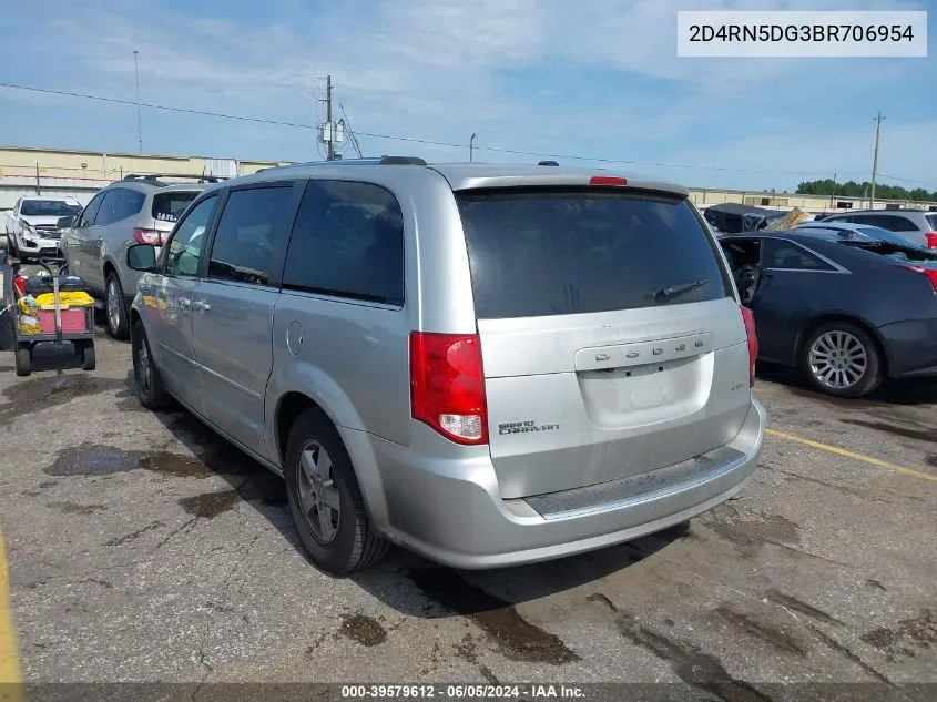 2011 Dodge Grand Caravan Crew VIN: 2D4RN5DG3BR706954 Lot: 39579612