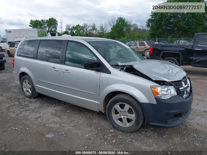 2011 Dodge Grand Caravan Mainstreet VIN: 2D4RN3DG0BR777257 Lot: 39588075